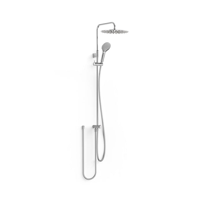 TRES 19063502 Shower Set Adaptable to Any Faucet Chrome Color