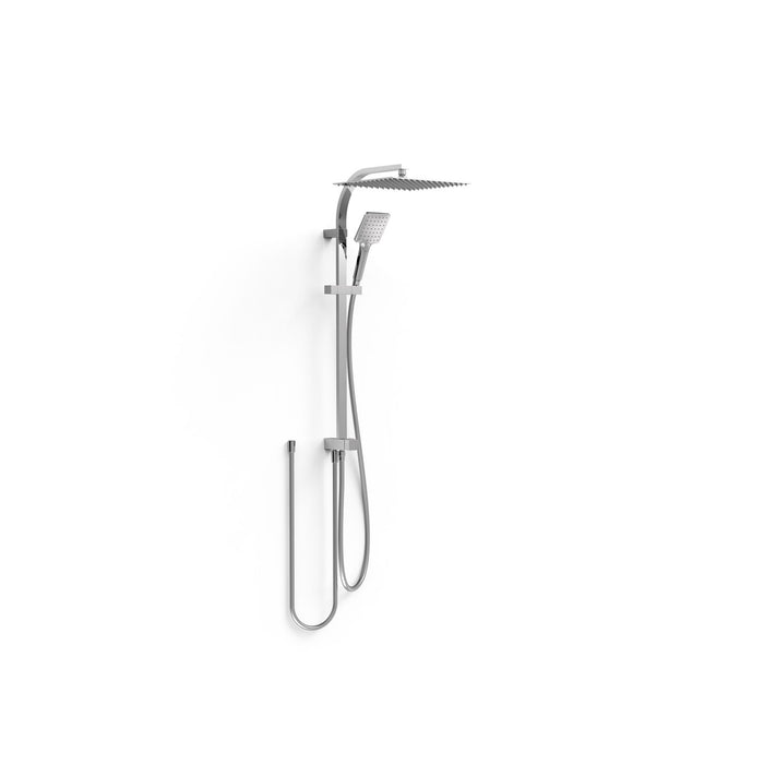TRES 19063504 Shower Set Adaptable to Any Chrome Tap