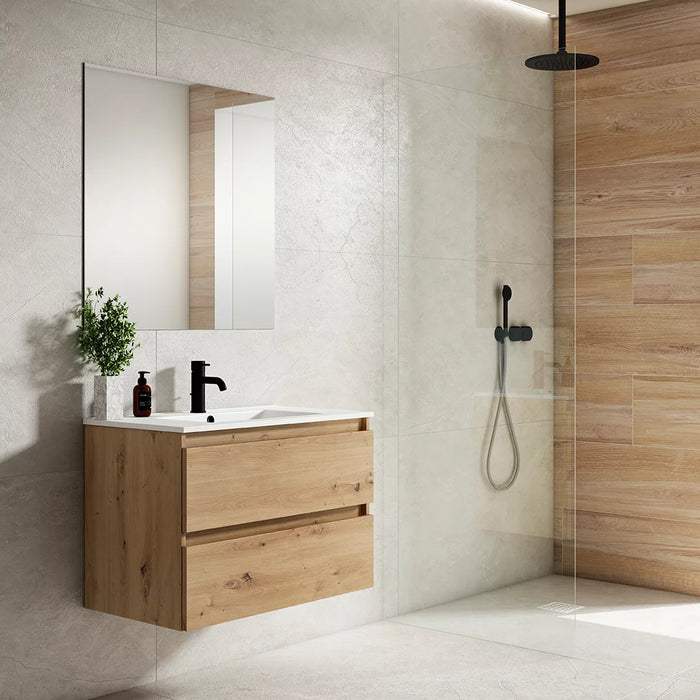 VISOBATH BOX COSTA Vanity unit 2C Costa Oak