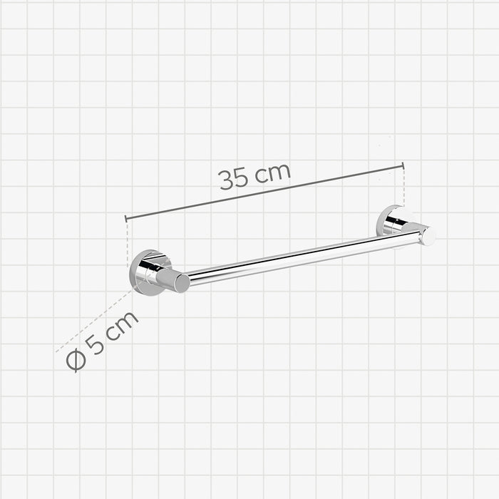 SONIA 194100 ASTRAL Toallero Barra 350 mm Cromo