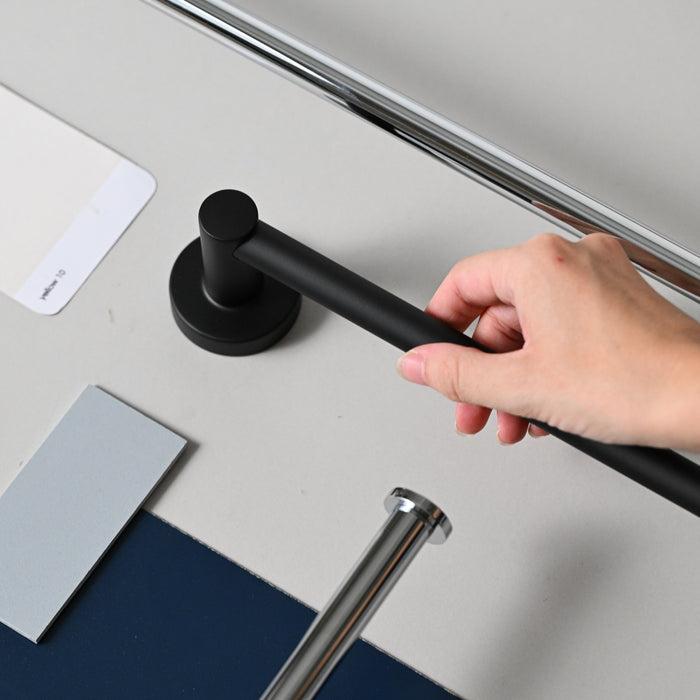 SONIA 194131 ASTRAL Toallero Barra 450 mm Negro Mate