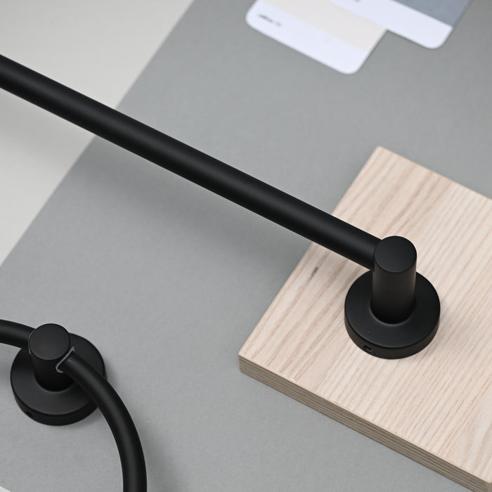 SONIA 194131 ASTRAL Toallero Barra 450 mm Negro Mate