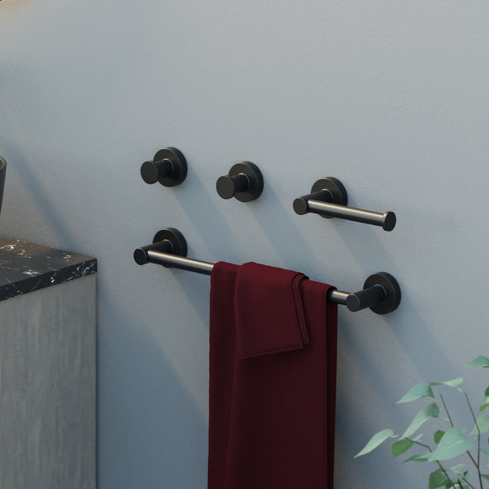 SONIA 194131 ASTRAL Toallero Barra 450 mm Negro Mate