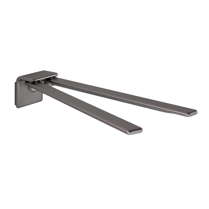 GEDY A9238100000 IL GIGLIO Toallero doble articulado gun metal