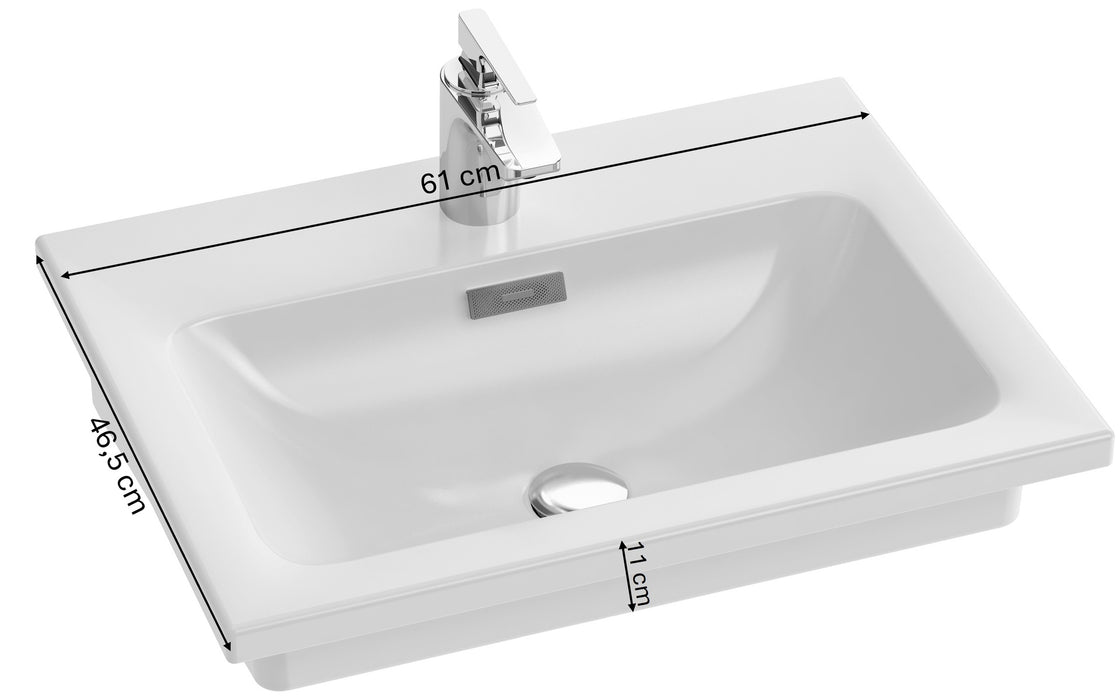 JACOB DELAFON EXAF112-00 FOREFRONT Sink 60cm