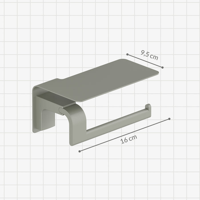 SONIA 195138 ELETECH Portarrollos Repisa Verde Niebla