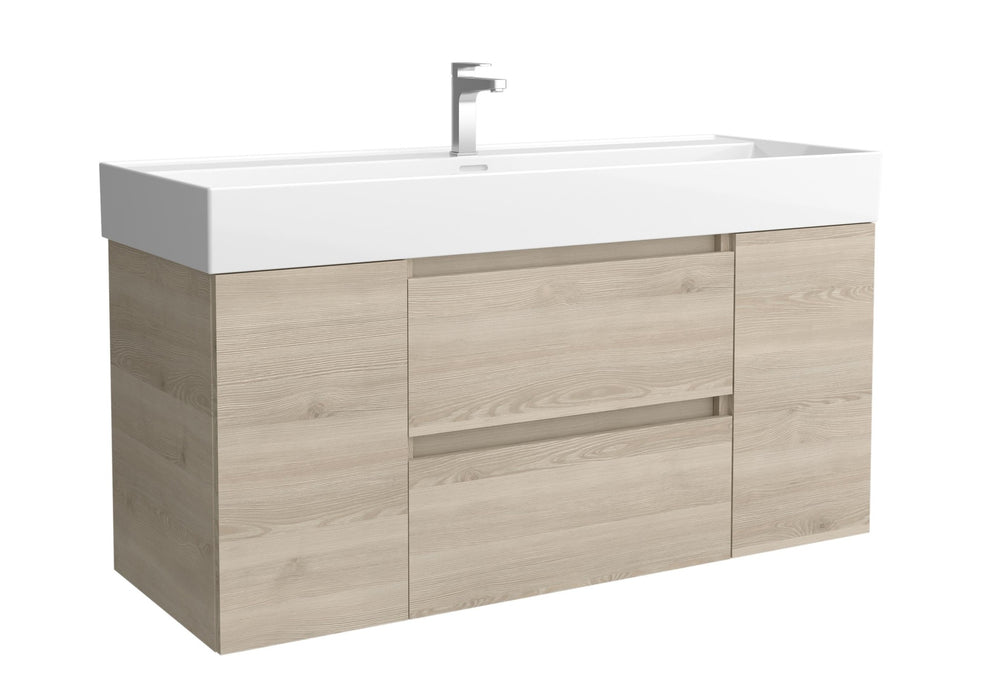 SALGAR 115884 BEQUIA PLUS Mueble de Baño 1 poza Porcelana 120cm Natural