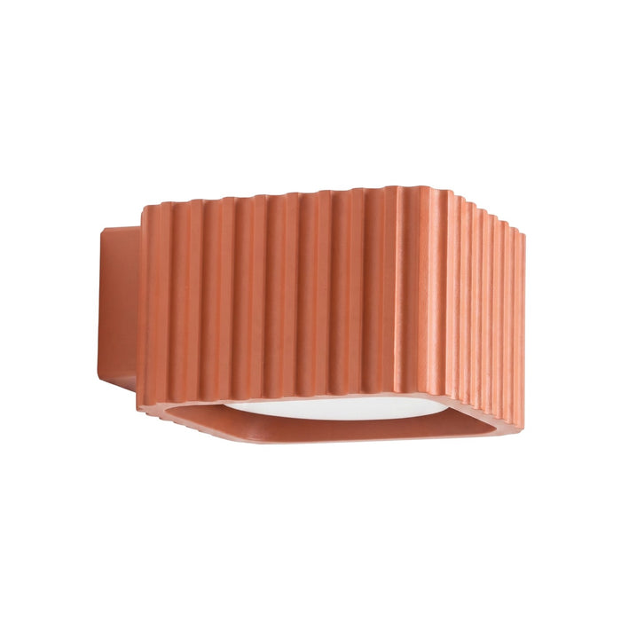 SOLLUX SL.3059 Lámpara De Pared Riff Ocre Rojo Gx53