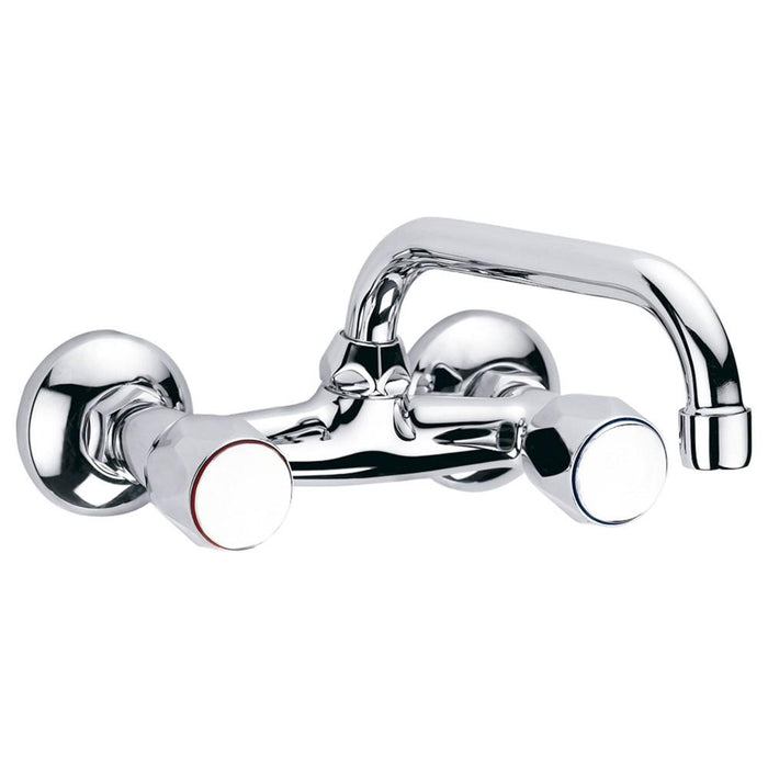 CLEVER 96089 WITH2 GUAYAMA Two-Handle Wall-Mounted Sink Faucet