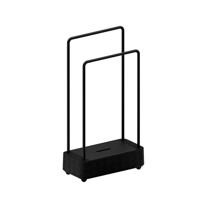 SONIA 199792 BIOCO Combi Toallero Doble Contenedor Negro