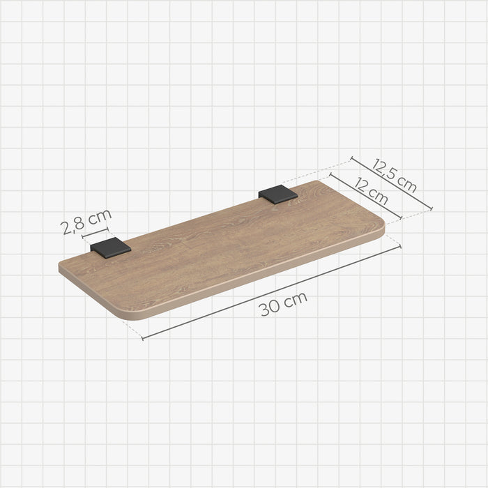 SONIA 199808 BIOCO Repisa 300 mm Roble Negro