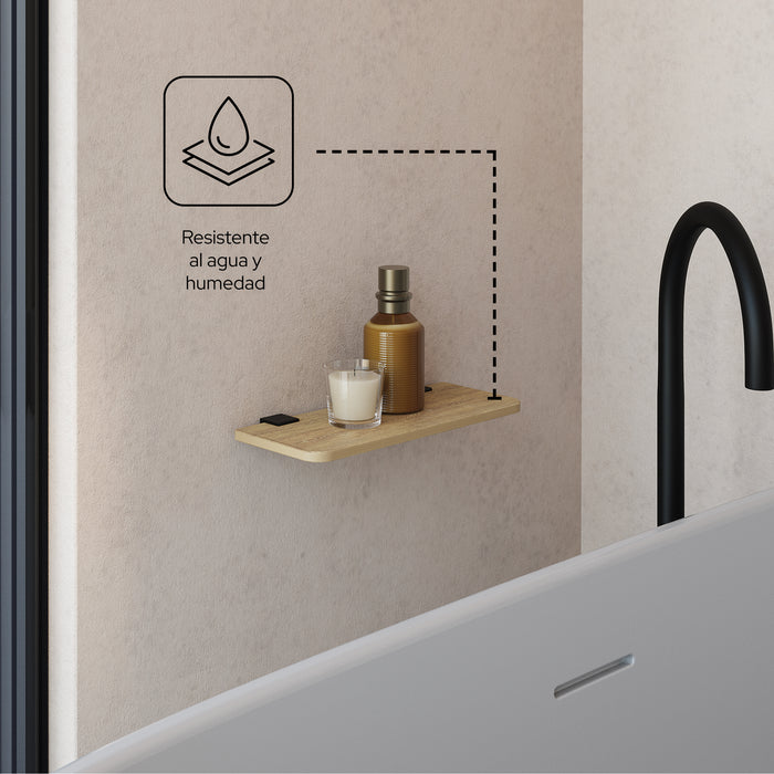 SONIA 199808 BIOCO Repisa 300 mm Roble Negro