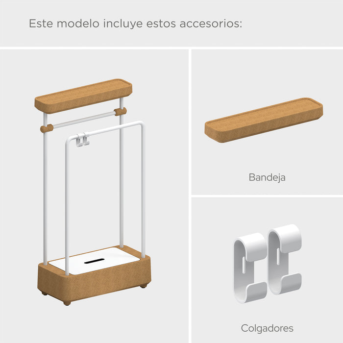 SONIA 199815 BIOCO Combi Toallero Maxi Natural Blanco