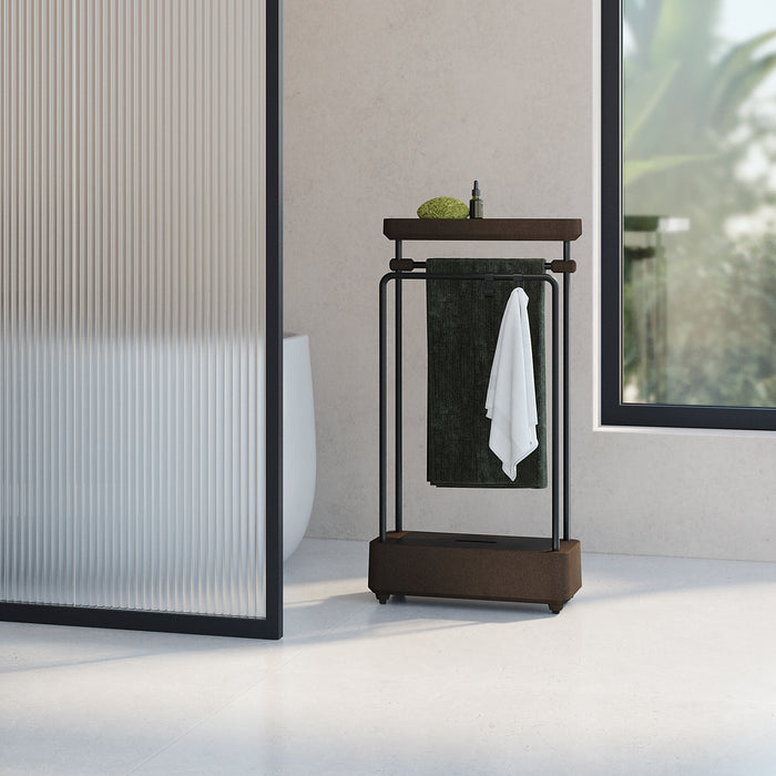 SONIA 199839 BIOCO Combi Toallero Maxi Mocca Negro