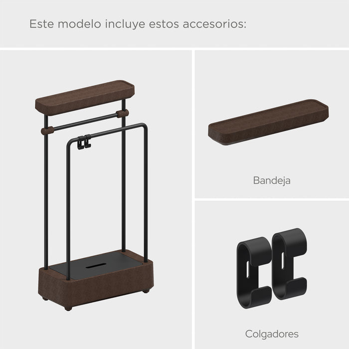 SONIA 199839 BIOCO Combi Toallero Maxi Mocca Negro