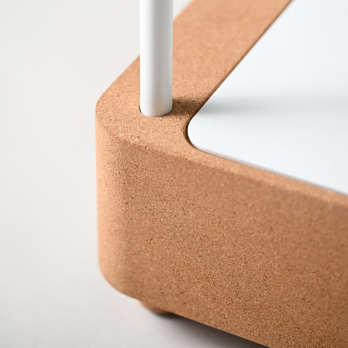 SONIA 199860 BIOCO Combi Toallero Anilla Natural Blanco