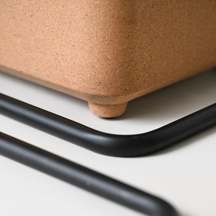 SONIA 199921 BIOCO Combi WC Escobillero Natural Negro