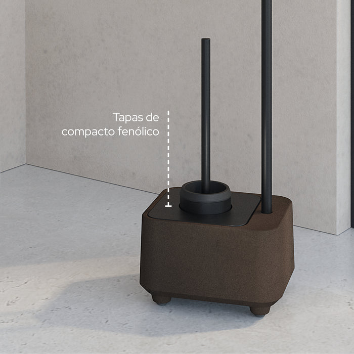 SONIA 199938 BIOCO Combi WC Escobillero Mocca Negro