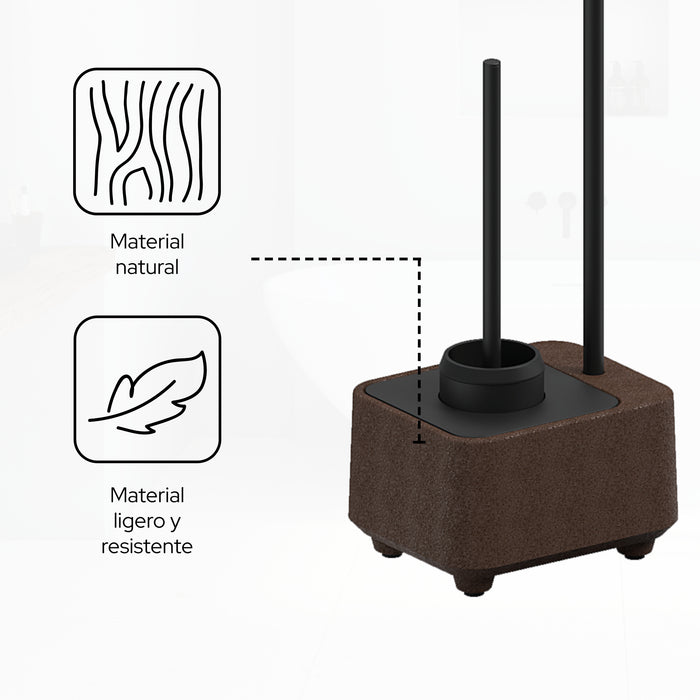 SONIA 199938 BIOCO Combi WC Escobillero Mocca Negro