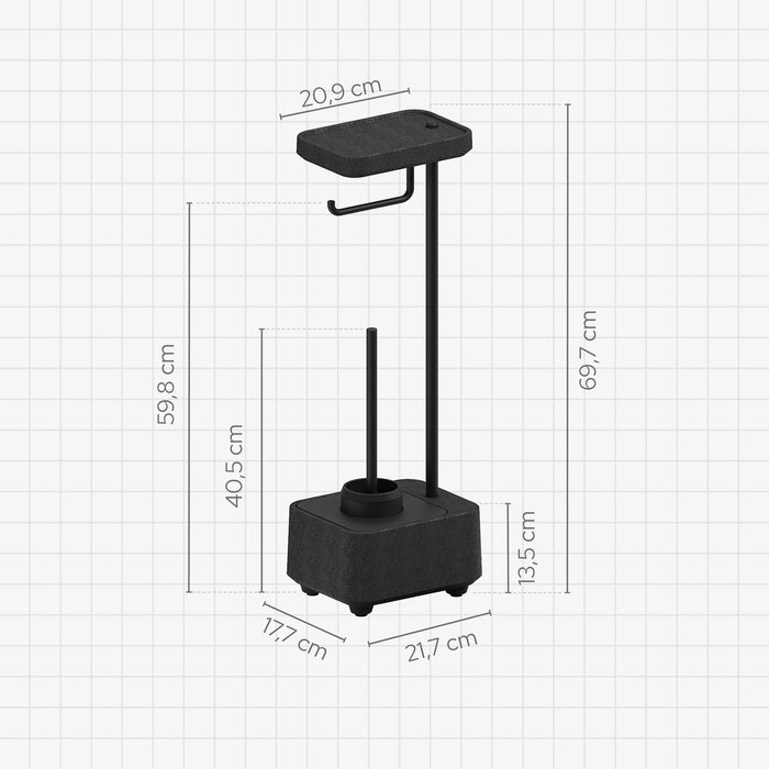 SONIA 199945 BIOCO Combi WC Escobillero Negro
