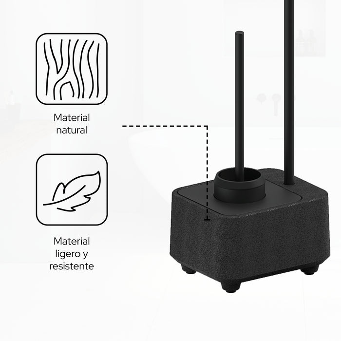 SONIA 199945 BIOCO Combi WC Escobillero Negro