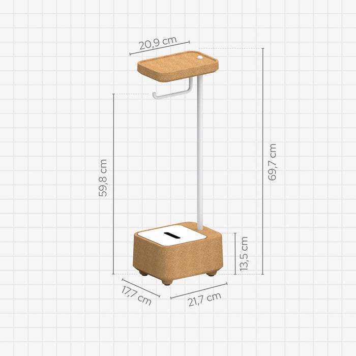 SONIA 199969 BIOCO Combi WC Contenedor Nat Blanco