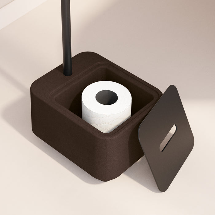 SONIA 199983 BIOCO Combi WC Contenedor Mocca Negro