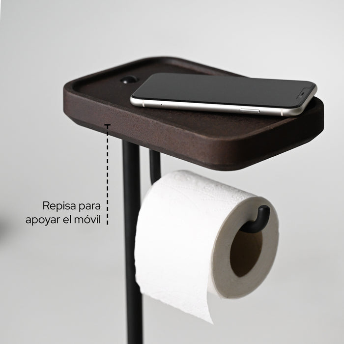 SONIA 199983 BIOCO Combi WC Contenedor Mocca Negro