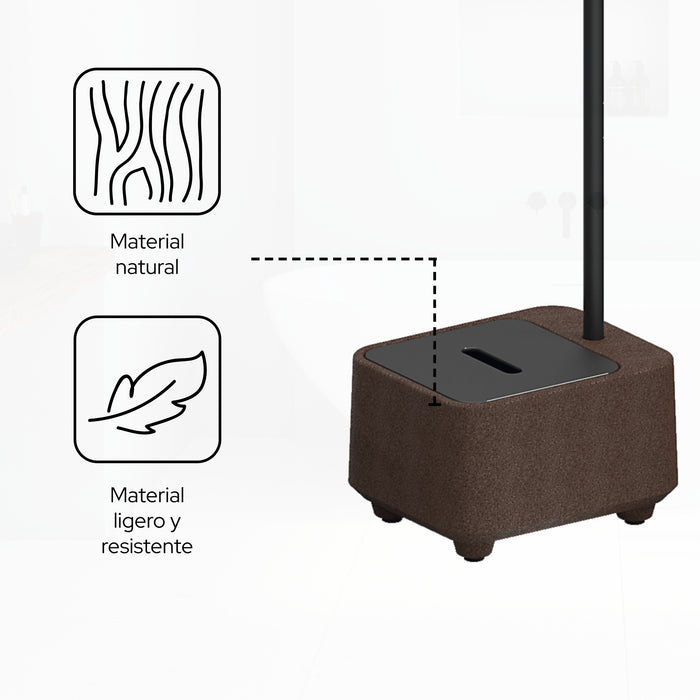 SONIA 199983 BIOCO Combi WC Contenedor Mocca Negro