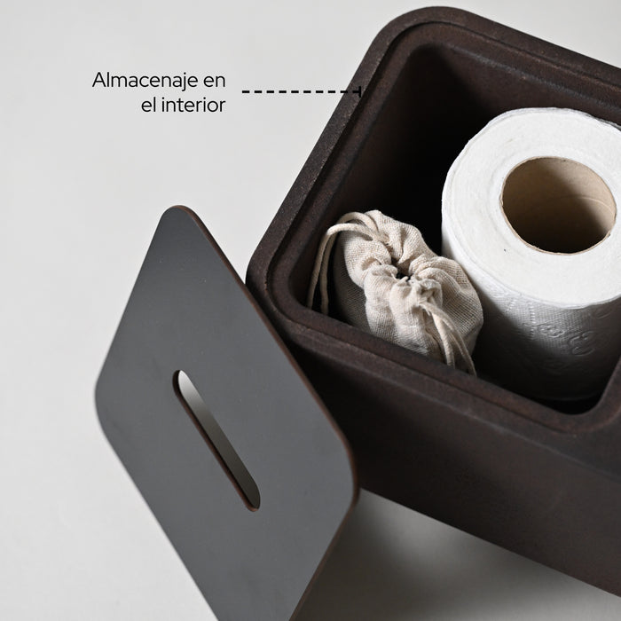 SONIA 199983 BIOCO Combi WC Contenedor Mocca Negro