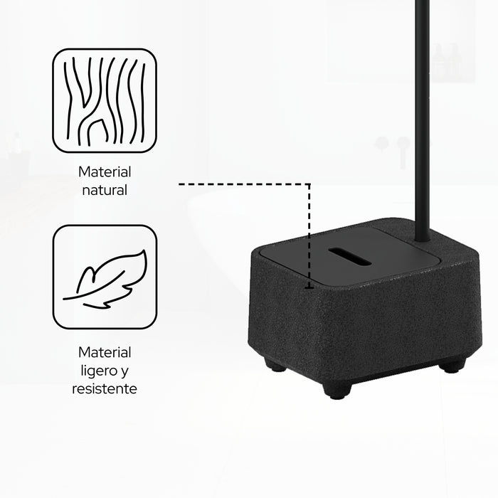 SONIA 199990 BIOCO Combi WC Contenedor Negro