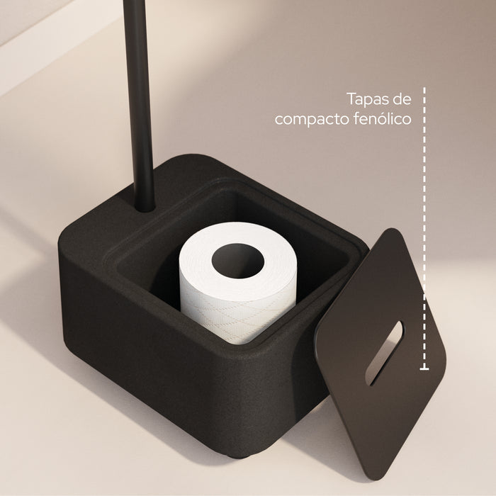 SONIA 199990 BIOCO Combi WC Contenedor Negro