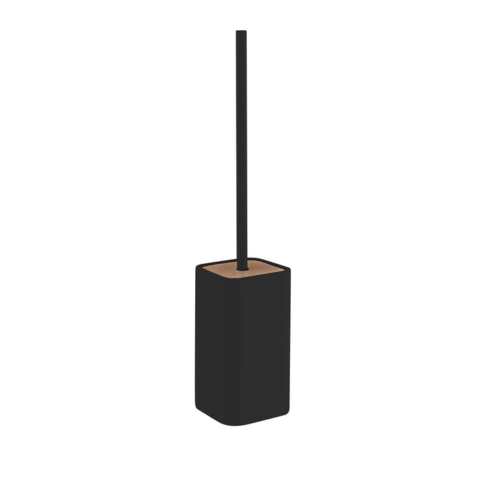 GEDY 13331400300 NINFEA Matte Black Toilet Brush Holder