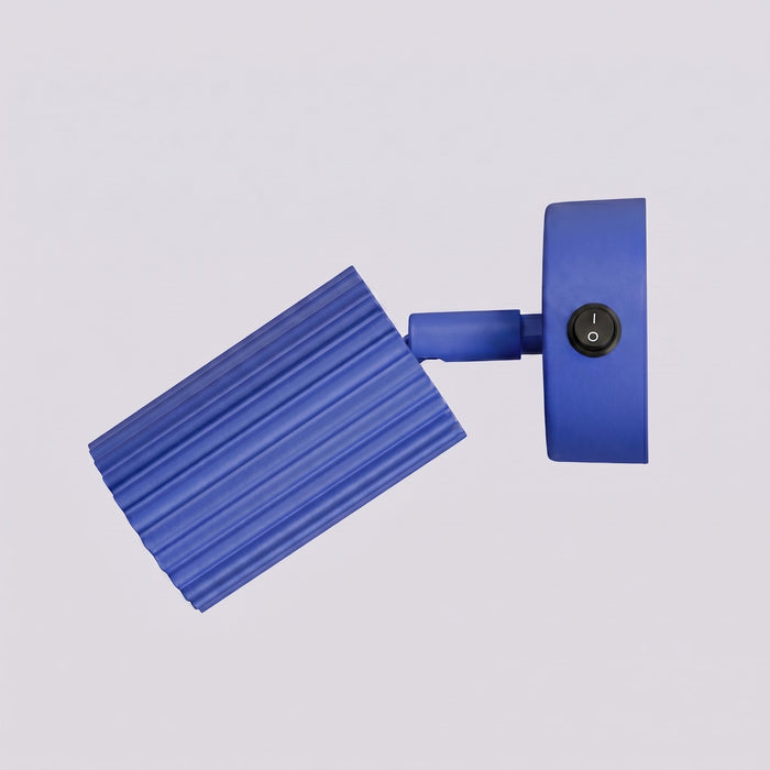 SOLLUX SL.2319 Aplique de pared KARBON ultramarino con interruptor