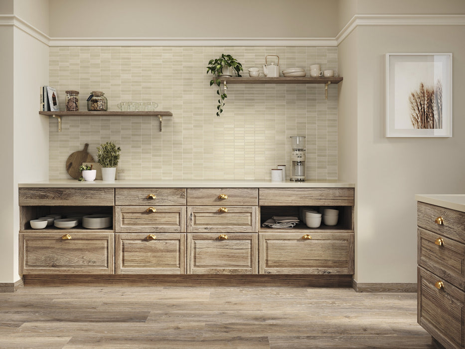 CARMEN A040931 INCISION ACQUARELLA IVORY 20X20 Azulejo Esmaltado