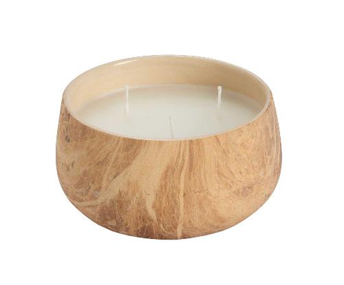 ANDREA HOUSE AX73168 Vela Cerámica Sienna Ø16,5X8,5Cm