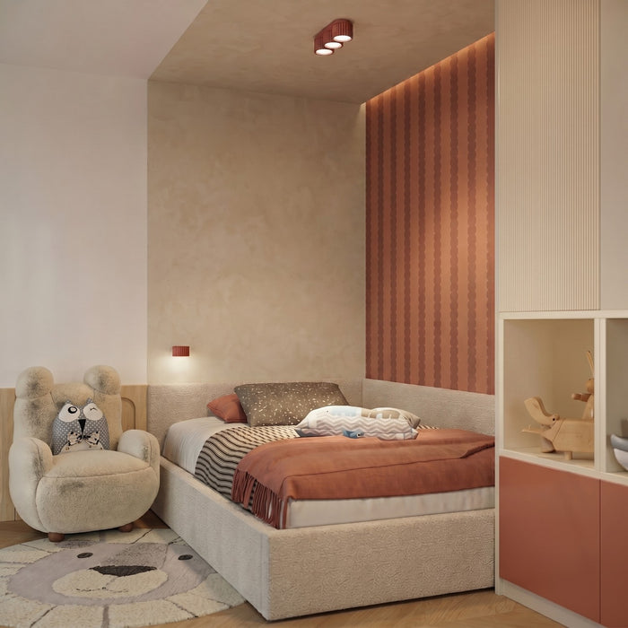 SOLLUX SL.2616 Aplique de pared AURA ocre rojo Gx53