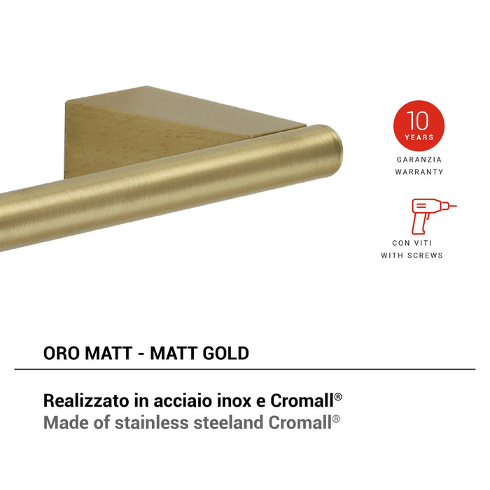 GEDY TN213088000 TONALE Matte Gold Towel Rack