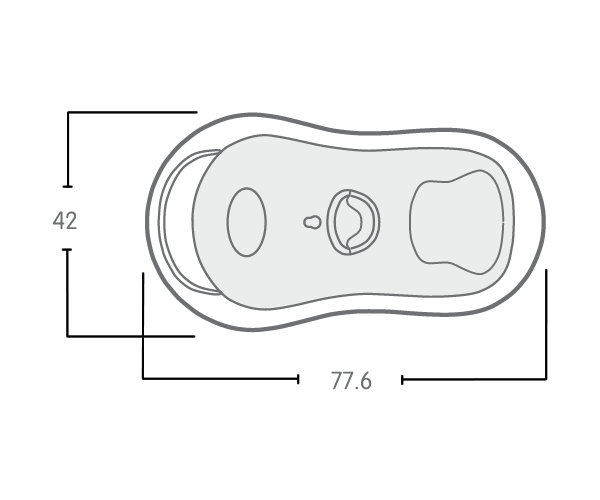 GEDY DD036000900 DA-DAM Bañerita Infantil Blanco/Verde