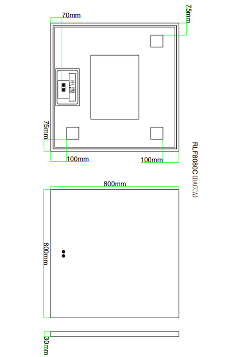 AQUORE DACCA Espejo Led