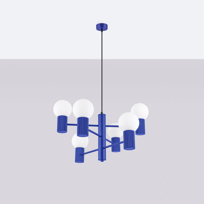 SOLLUX SL.1835 HALO Lámpara 6 Azul Ultramar