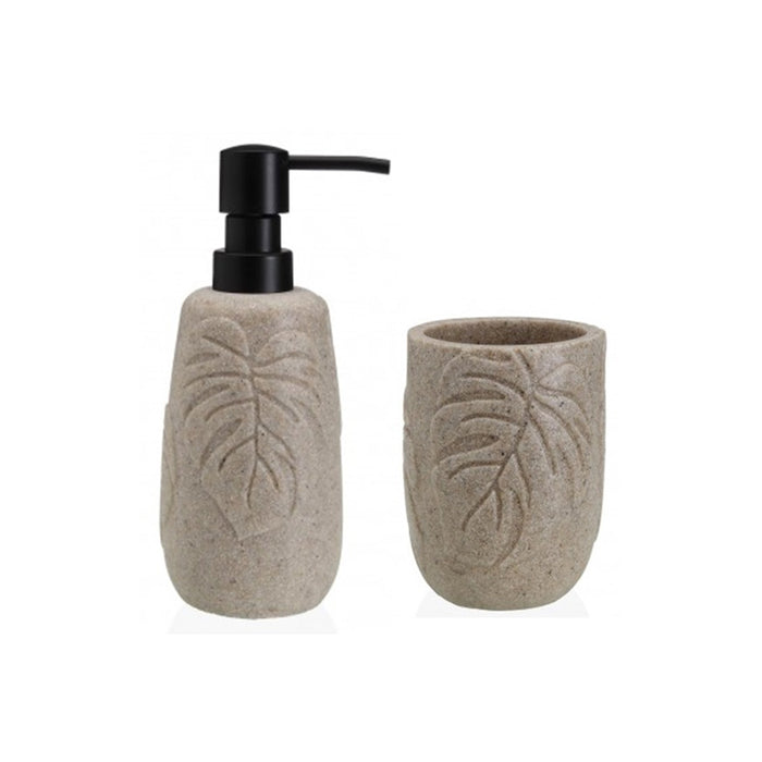 ARCOBAÑ FCGROENLAR GROENLANDIA Lote Dosificador Jabón+Vaso Arena