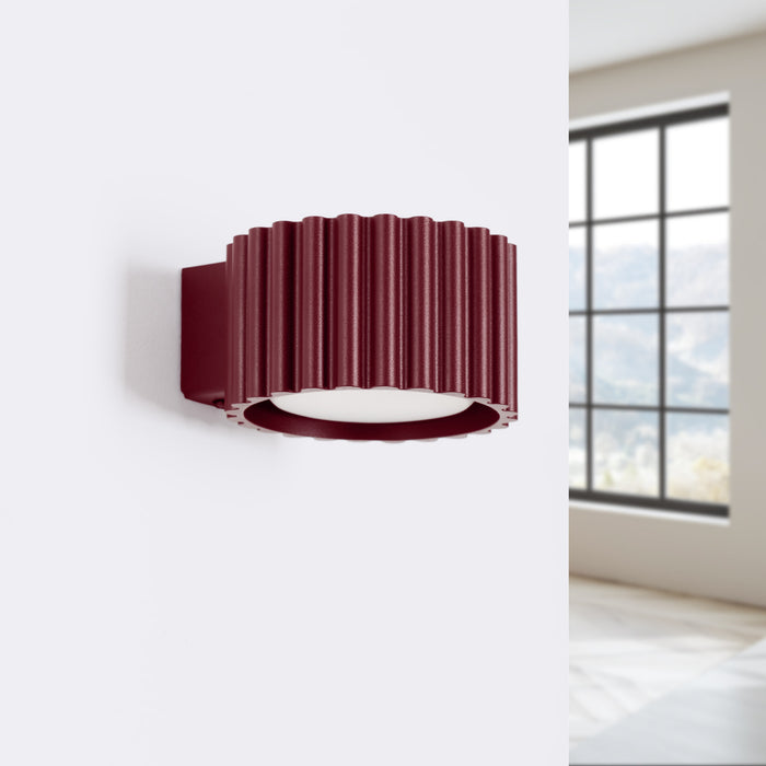 SOLLUX SL.2620 Aplique de pared AURA burdeos Gx53