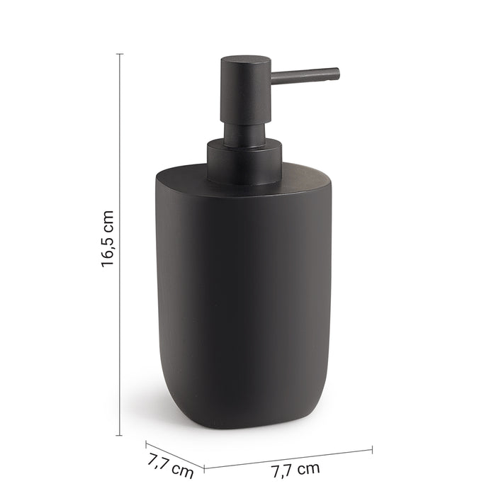 GEDY YL801400000 YLENIA Dosificador de jabón negro mate