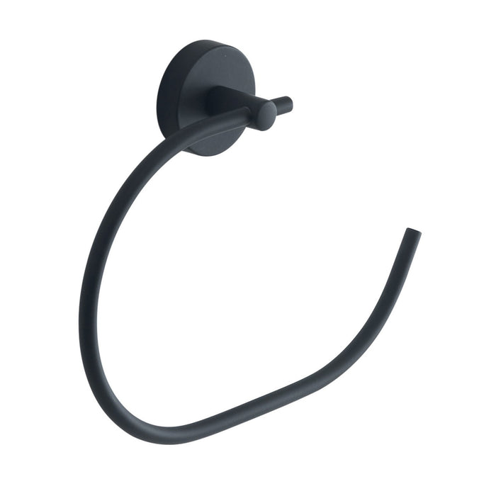 GEDY 23701400200 EROS Toallero Argolla Negro