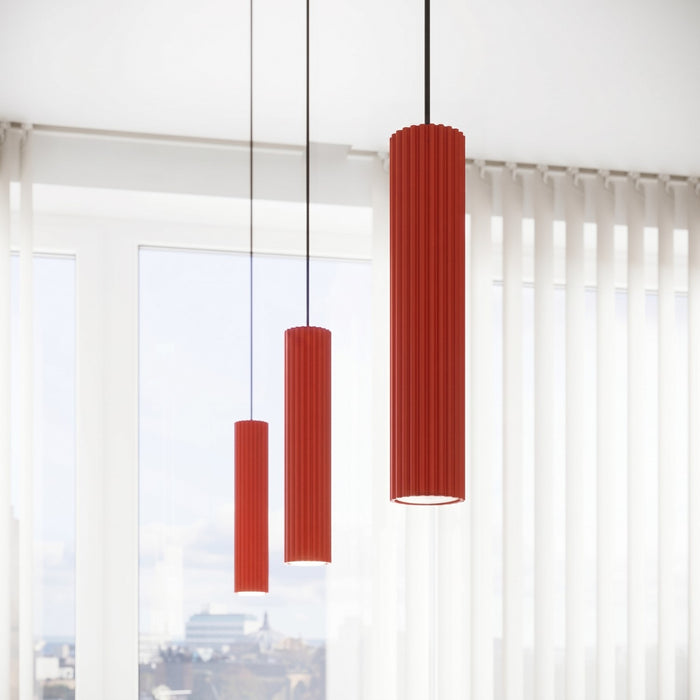 SOLLUX SL.2335 Lámpara colgante KARBON 1 rojo