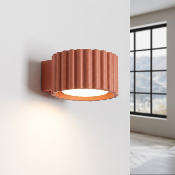 SOLLUX SL.2616 Aplique de pared AURA ocre rojo Gx53