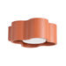 SOLLUX SL.3353 Lámpara De Pared Ovio Ocre Rojo Gx53