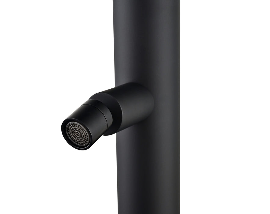 POOLIMEX GPM007/ANG MICHIGAN Grifería De Piscina Acero S.316 Negro Mate