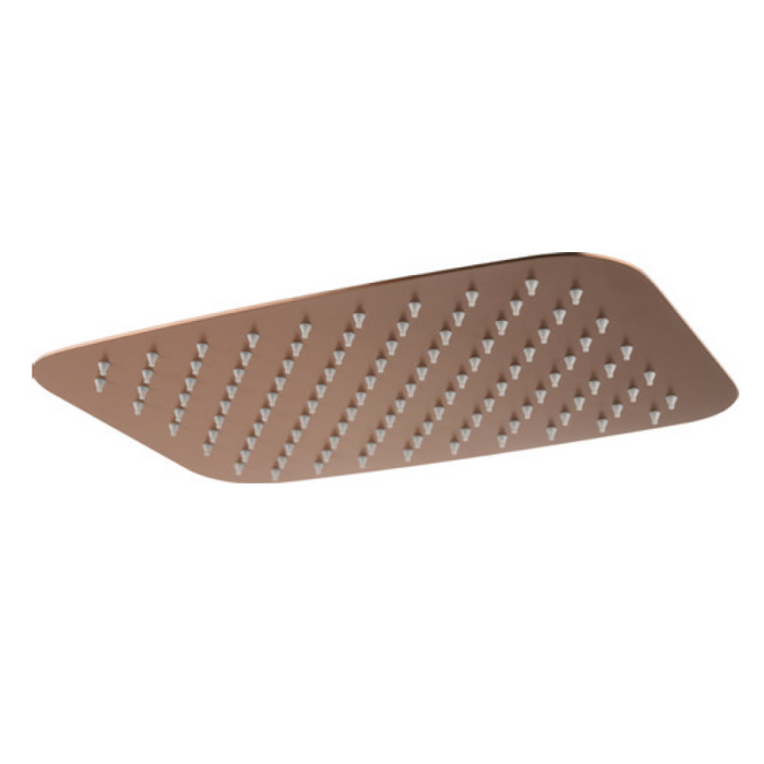 IMEX RDR002/ORC Rociador Rectangular 25x40 Oro Rosa Cepillado